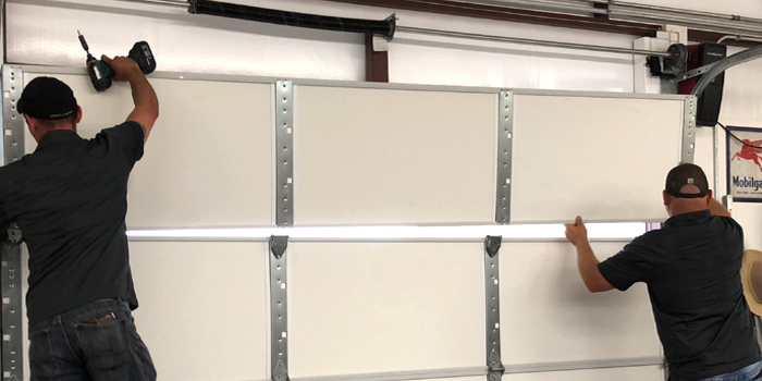 commercial overhead door repair in Fort Langley