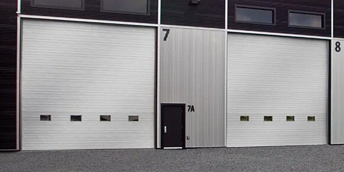 fix bent garage door in Langley Twp