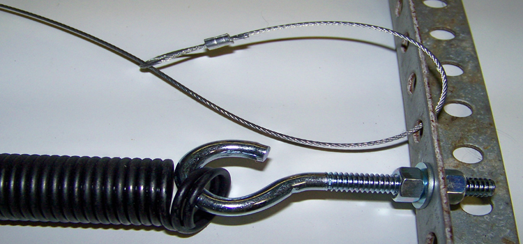 garage door cable installation in Langley